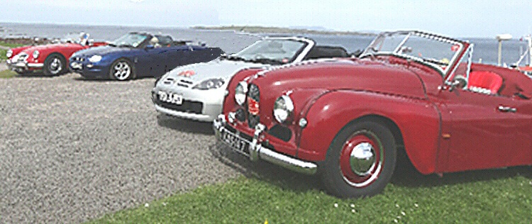 Jowett Jupiter at John O' Groats Scotland in May 2018